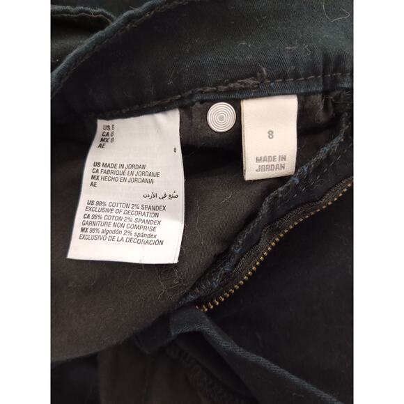 Style & Co Womens Size 8 Straight Leg Cotton Blend Black Denim Jeans - Picture 4 of 10